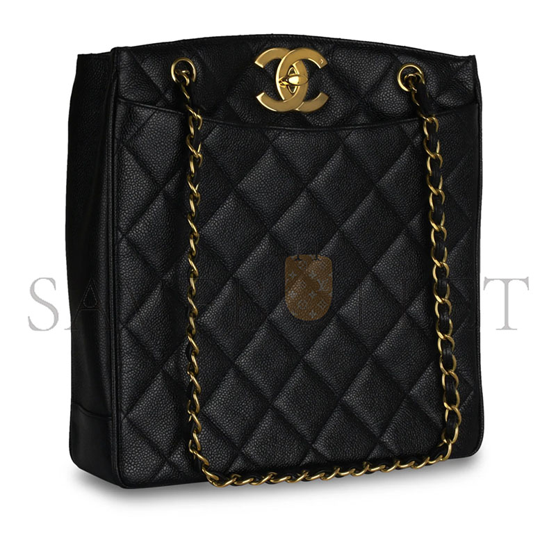 CHANEL VINTAGE CC TOTE (30*28*9cm) 